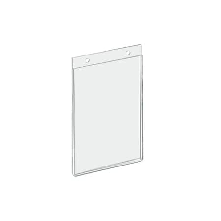 Azar Displays 5.5"W x 8.5"H Wall U-Frame w/ Holes, PK10 162726